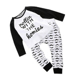 Phenovo 2pcs Toddler Baby Boys Long Sleeve T-Shirt + Pants Outfits 70cm