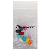 Maxbell Silicone Teething Beads Breastfeeding Nursing Necklace Sensory Tool Oval 20*14mm- Multicolor