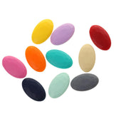 Maxbell Silicone Teething Beads Breastfeeding Nursing Necklace Sensory Tool  Flat - Multicolor