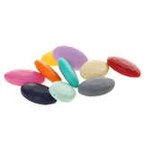 Maxbell Silicone Teething Beads Breastfeeding Nursing Necklace Sensory Tool  Flat - Multicolor