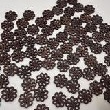 Maxbell Pack of 80 Vintage Coffee Wooden 2 Holes Buttons for Sewing and Crafts 20mm