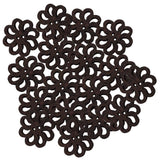 Maxbell Pack of 80 Vintage Coffee Wooden 2 Holes Buttons for Sewing and Crafts 20mm