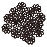 Maxbell Pack of 80 Vintage Coffee Wooden 2 Holes Buttons for Sewing and Crafts 20mm
