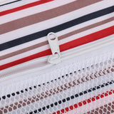 Maxbell Fashion Mummy Cloth Diaper Bag Wet Dry Zipper Striped Tote Nappy Bag