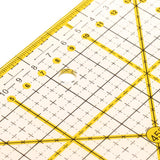 Maxbell 15*15cm Clear Quilting Patchwork Acrylic Rulers Sewing Tools Crafts