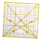 Maxbell 15*15cm Clear Quilting Patchwork Acrylic Rulers Sewing Tools Crafts