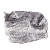 Maxbell Newborn Baby Faux Fur Blanket Basket Stuffer Photography Props Light Gray