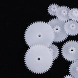 Maxbell 19 Type Plastic Crown Gear Single Double Reduction Gear Worm Gear