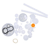 Maxbell 34 Type Plastic Gear Package Worm Gear Robot Toy DIY Parts