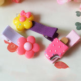 20x DIY Girls' Accessories Solid Ribbon Covered Alligator Hair Clips Hairpins