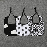 Maxbell Cute Baby Boy Girl Toddler Infant Feeding Burp Cloth Drool Bibs Pinny Cotton 3