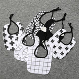 Maxbell Cute Baby Boy Girl Toddler Infant Feeding Burp Cloth Drool Bibs Pinny Cotton 3