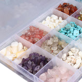 Maxbell Bulk Stone Beads Tumbled Gemstones Loose Beads for DIY Jewelry Making