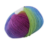 Maxbell Wool Knitting Thread Fingering Crochet Yarn Dyed