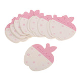 Maxbell 50pcs/pack Pink Apple Shape Hair Clip Card Paper Jewelry Display Cards