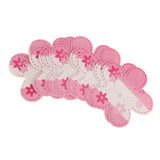 50pcs/pack Pink Plum Flower Shape Paper Hair Clip/Jewllery Display Cards