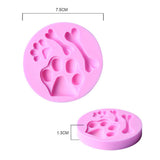 Maxbell Silicone Mould Paw Bone Shape Fondant Decorating Baking Chocolate DIY Sugarcraft Kid Toys Crafts