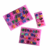 Maxbell Silicone Mould Number Letter Shape Fondant Decorating Baking Chocolate DIY Sugarcraft Kid Toys Gifts