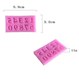 Maxbell Silicone Mould Number Letter Shape Fondant Decorating Baking Chocolate DIY Sugarcraft Kid Toys Gifts