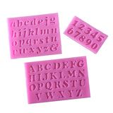 Maxbell Silicone Mould Number Letter Shape Fondant Decorating Baking Chocolate DIY Sugarcraft Kid Toys Gifts