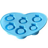 Maxbell Diamond Ring Freeze Ice Cube Tray Mould DIY Silicone Cake Mold Tool for Party