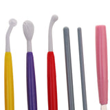 Maxbell Pack of 10 Fondant Cake Graver for Cupcake Cake Decorating Tools Sculpting Modeling Kit