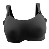 Special Pocket Bra For Silicone Breast Form False Boob Bra 95C Black