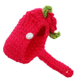 Maxbell Pair of Baby Toddler Knitting Cotton Flower Pearl Design Prewalker Crochet Warm Crib Shoes Red