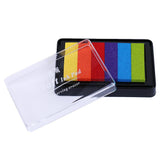 Maxbell Fashion Ink Pad Korea Stationery DIY Craft for Paper Fabric Wood Colorful Rainbow 5