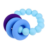 Maxbell Silicone Teething Beads Bracelet Teether Mum Baby Nursing Jewellery Sky Blue
