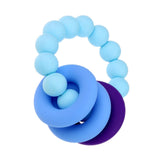 Maxbell Silicone Teething Beads Bracelet Teether Mum Baby Nursing Jewellery Sky Blue