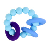 Maxbell Silicone Teething Beads Bracelet Teether Mum Baby Nursing Jewellery Sky Blue