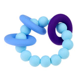 Maxbell Silicone Teething Beads Bracelet Teether Mum Baby Nursing Jewellery Sky Blue