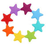 Maxbell Star Silicone Teething Beads Bracelet Teether Mum Baby Nursing Jewellery