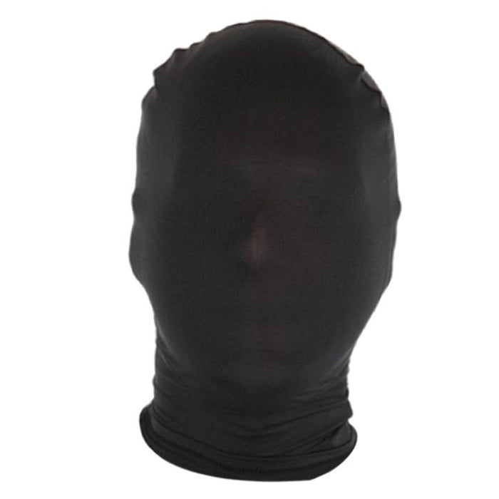 halloween party Spandex zentai costume All Mask/Hood Black