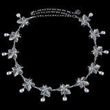 Fashion Women's Crystal Rhinestone Colored Metal Chain Belt 21