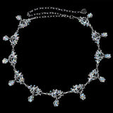 Fashion Women's Crystal Rhinestone Colored Metal Chain Belt 20