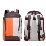 Maxbell Multifunctional Insulated Sleeves Cushioned Shoulder Straps Baby Nappy Food Diaper Bag Mommy Backpack with Bottle Bag Orange