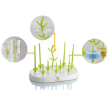 Maxbell Baby Bottle Drying Rack Drying Shelf Bottle Pacifier Dryer Green 2