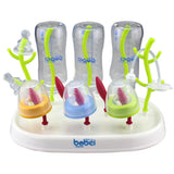 Maxbell Baby Bottle Drying Rack Drying Shelf Bottle Pacifier Dryer Green and Red