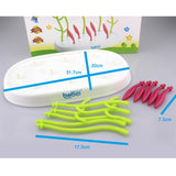 Maxbell Baby Bottle Drying Rack Drying Shelf Bottle Pacifier Dryer Green and Red