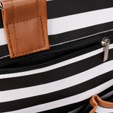 Maxbell Baby Diaper Bag Messenger Organizer Tote with Changing Pad Stripe