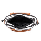 Maxbell Baby Diaper Bag Messenger Organizer Tote with Changing Pad Stripe