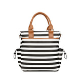 Maxbell Baby Diaper Bag Messenger Organizer Tote with Changing Pad Stripe