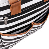 Maxbell Baby Diaper Bag Messenger Organizer Tote with Changing Pad Stripe