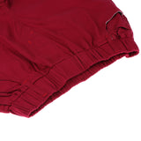 Kids Boys Fashionable Adjustable Waistline Convenient Wear Capri Short Pants Casual Knee Cotton Pants Wine Red 120 Size