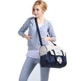 Maxbell Multifunctional Baby Changing Diaper Nappy Bag Mummy Mother Handbag Navy