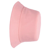 Men Women Outdoor Summer Wear Fashionable Cotton Fishing Hunting Summer Bucket Cap Hat Pink