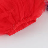 Maxbell Womens Girls Kids Princess Ballet Tutu Skirt Wedding Prom Mini Fancy Dress Adult Red