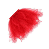 Maxbell Womens Girls Kids Princess Ballet Tutu Skirt Wedding Prom Mini Fancy Dress Adult Red